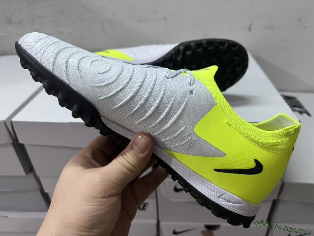 Unisex Nike Phantom Luna Elite TF Football Shoes - Grey/Yellow/Black