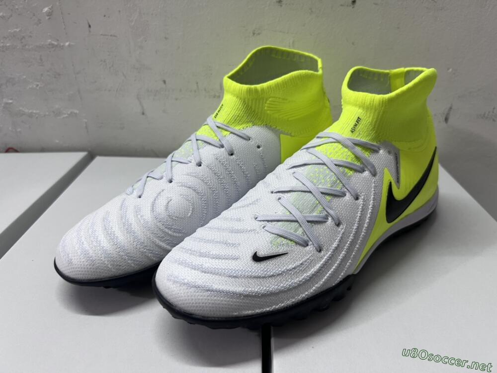Men's Nike Phantom Luna Elite NU TF Football Shoes - Grey/Yellow/Black
