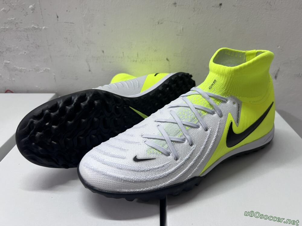 Men's Nike Phantom Luna Elite NU TF Football Shoes - Grey/Yellow/Black
