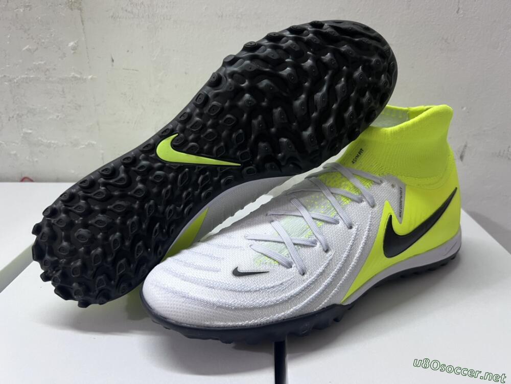 Men's Nike Phantom Luna Elite NU TF Football Shoes - Grey/Yellow/Black