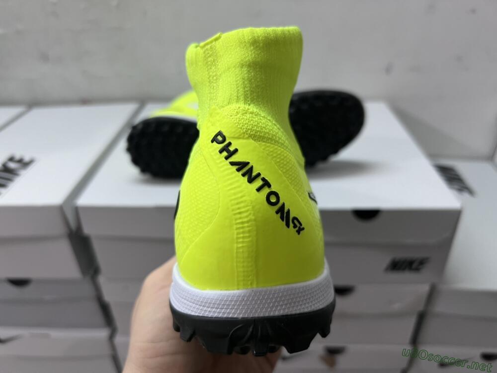 Men's Nike Phantom Luna Elite NU TF Football Shoes - Grey/Yellow/Black