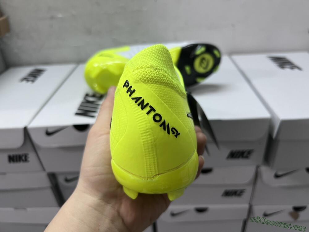 Men's Nike Phantom Luna Elite FG Football Boots - Grey/Yellow/Black