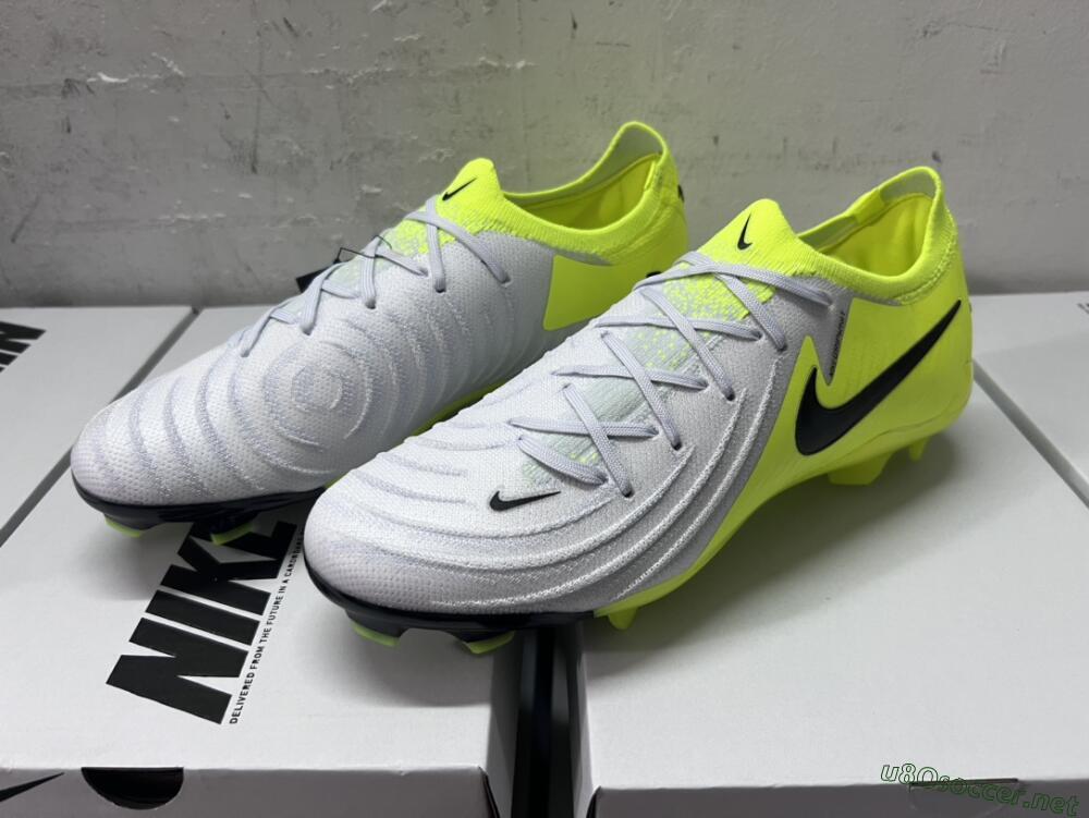 Men's Nike Phantom Luna Elite FG Football Boots - Grey/Yellow/Black