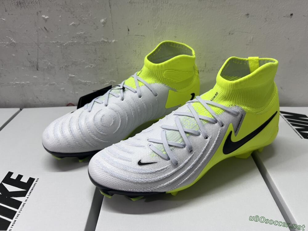Men's Nike Phantom Luna Elite FG Football Boots - Grey/Yellow/Black