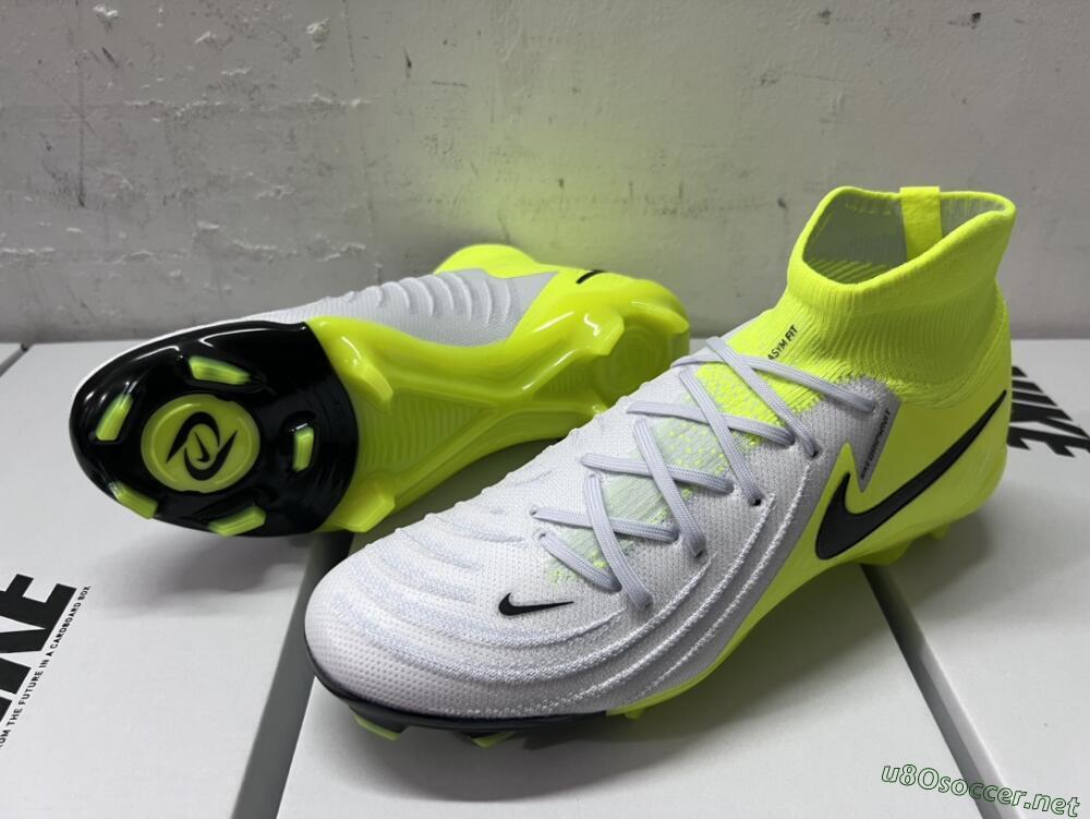 Men's Nike Phantom Luna Elite FG Football Boots - Grey/Yellow/Black