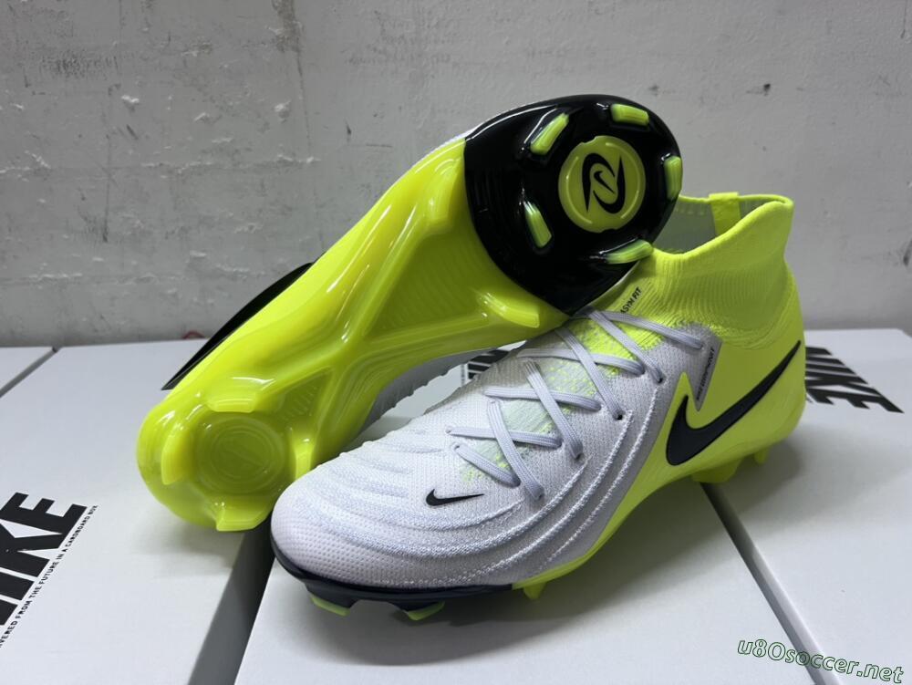Men's Nike Phantom Luna Elite FG Football Boots - Grey/Yellow/Black