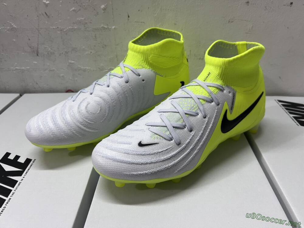 Men's Nike Phantom Luna Elite AG Football Boots - Grey/Yellow/Black