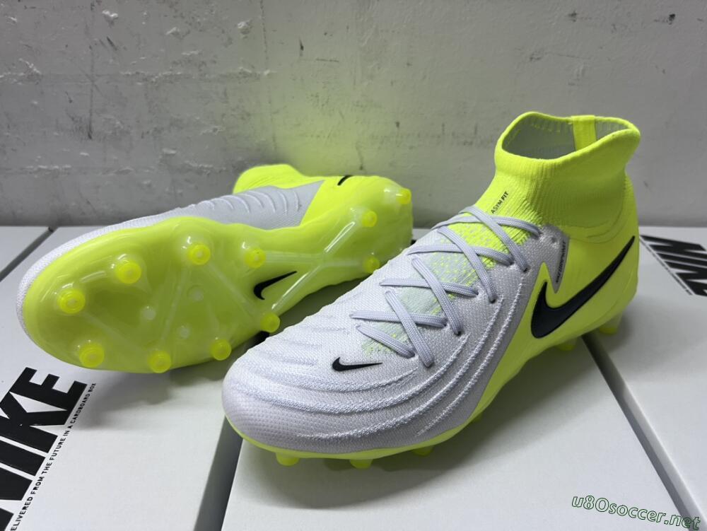 Men's Nike Phantom Luna Elite AG Football Boots - Grey/Yellow/Black