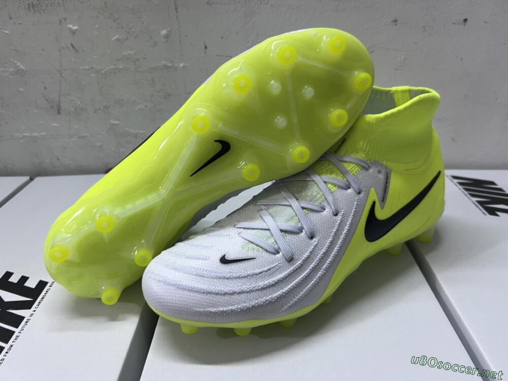 Men's Nike Phantom Luna Elite AG Football Boots - Grey/Yellow/Black