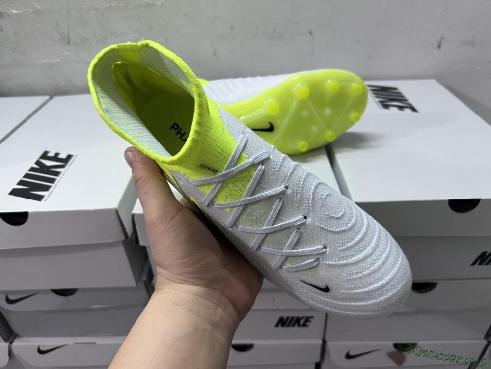 Men's Nike Phantom Luna Elite AG Football Boots - Grey/Yellow/Black