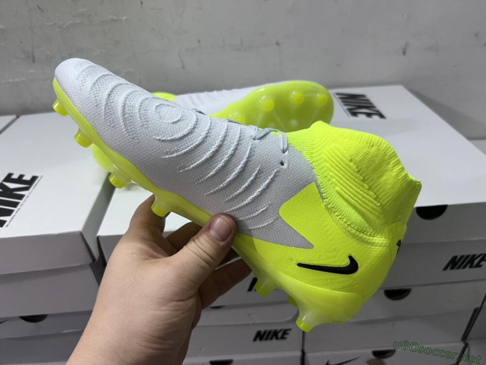 Men's Nike Phantom Luna Elite AG Football Boots - Grey/Yellow/Black