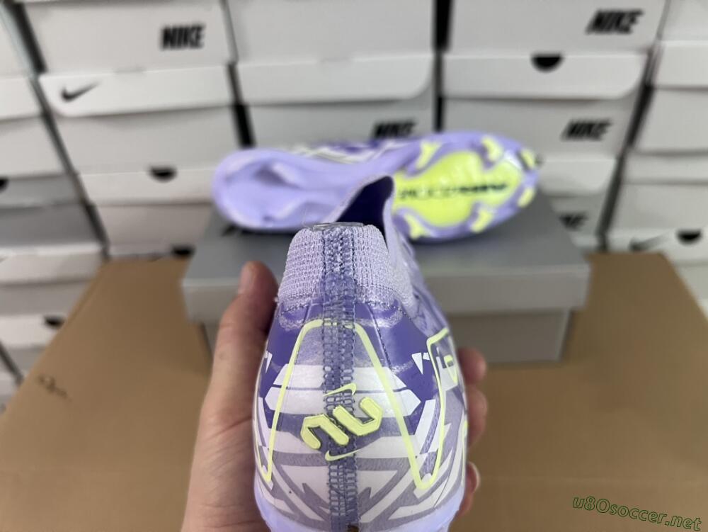 Unisex Nike Air Zoom Mercurial Vapor 16 Elite FG Football Boots - Purple/Yellow/White