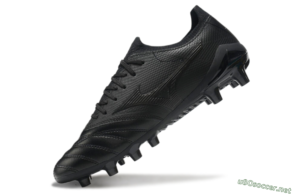 Men's Mizuno Morelia Neo 3 FG Football Boots - Black/Black 6