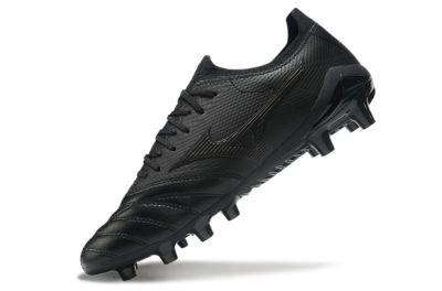 Men's Mizuno Morelia Neo 3 FG Football Boots - Black/Black