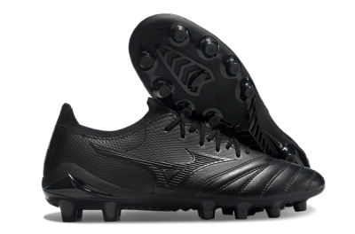 Men's Mizuno Morelia Neo 3 FG Football Boots - Black/Black