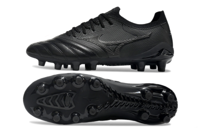 Men's Mizuno Morelia Neo 3 FG Football Boots - Black/Black