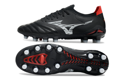 Men's Mizuno Morelia Neo 3 FG Football Boots - Black/White/Red