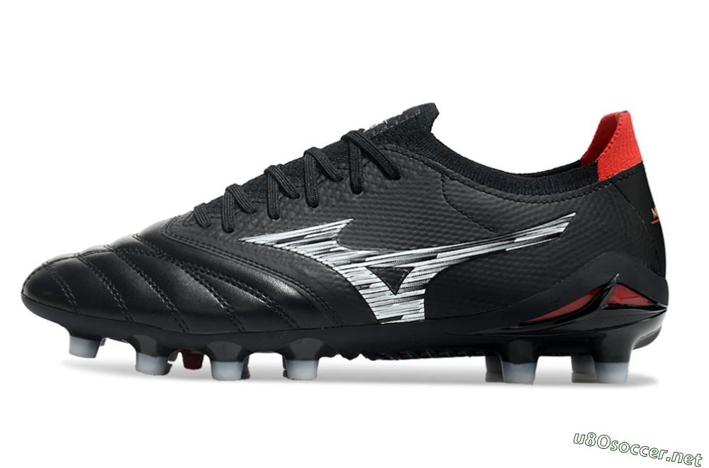 Men's Mizuno Morelia Neo 3 FG Football Boots - Black/White/Red 0