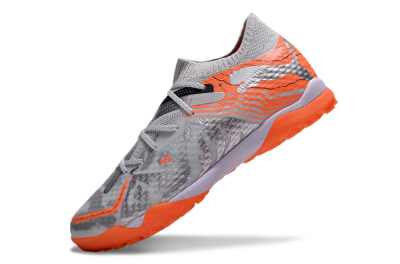 Men's Puma Future Ultimate TF Football Shoes - Silver/Red/White