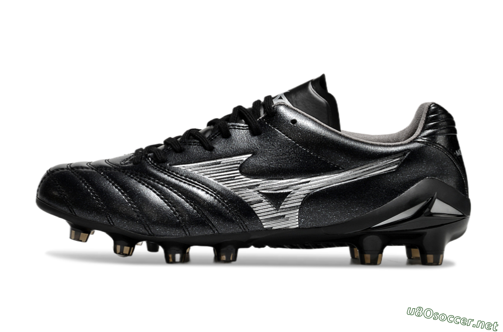 Men's Mizuno Morelia Neo 4 FG Football Boots - Black/Silver 0