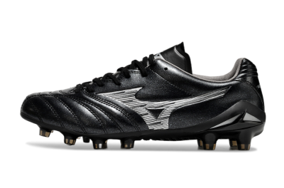 Men's Mizuno Morelia Neo 4 FG Football Boots - Black/Silver
