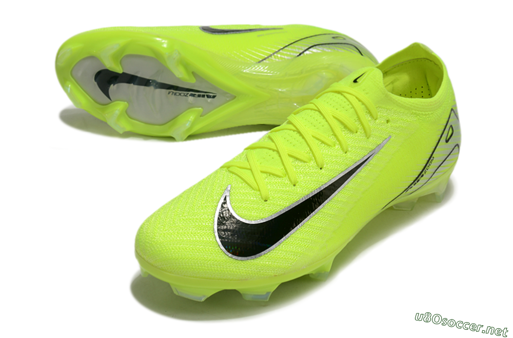Unisex Nike Air Zoom Mercurial Vapor 16 Elite FG Football Boots - Yellow/Black/Silver 3