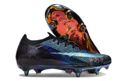 Men's Nike Air Zoom Mercurial Vapor 15 Elite SG Football Boots - Blue/Black/Gold
