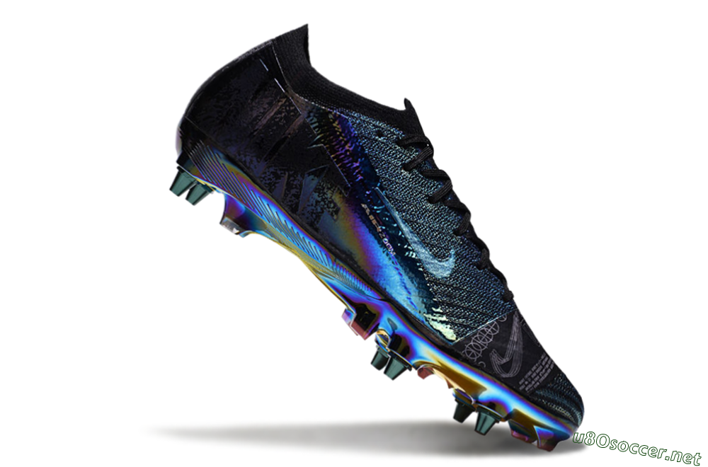 Men's Nike Air Zoom Mercurial Vapor 15 Elite SG Football Boots - Blue/Black/Gold 4