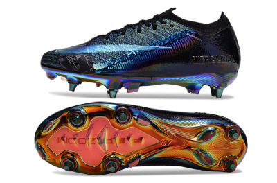 Men's Nike Air Zoom Mercurial Vapor 15 Elite SG Football Boots - Blue/Black/Gold
