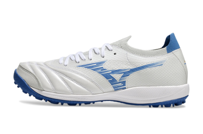 Men's Mizuno Morelia Neo Sala M8 TF Football Shoes - Beige/Blue/White