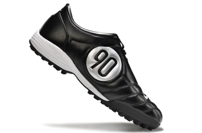 Men's Nike Total 90 II TF Football Shoes - Black/White/Red