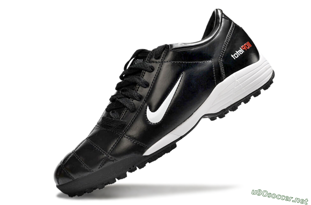 Men's Nike Total 90 II TF Football Shoes - Black/White/Red 5