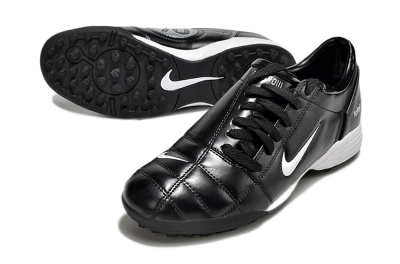 Men's Nike Total 90 II TF Football Shoes - Black/White/Red