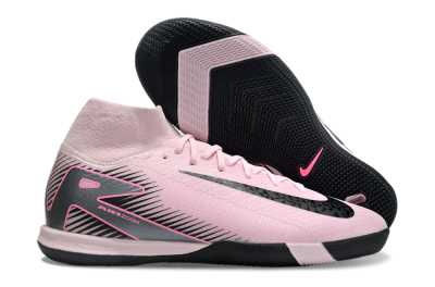 Men's Nike Air Zoom Mercurial Superfly 10 Elite IC Football Shoes - Pink/Black