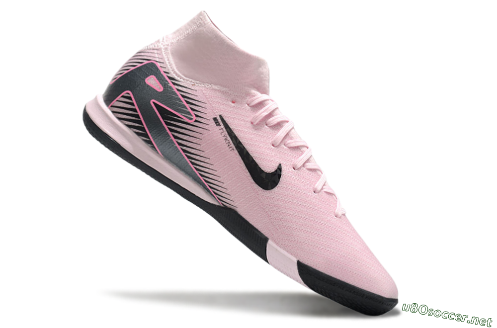 Men's Nike Air Zoom Mercurial Superfly 10 Elite IC Football Shoes - Pink/Black 4
