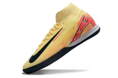 Men's Nike Air Zoom Mercurial Superfly 10 Elite IC Football Shoes - Yellow/Black/Red