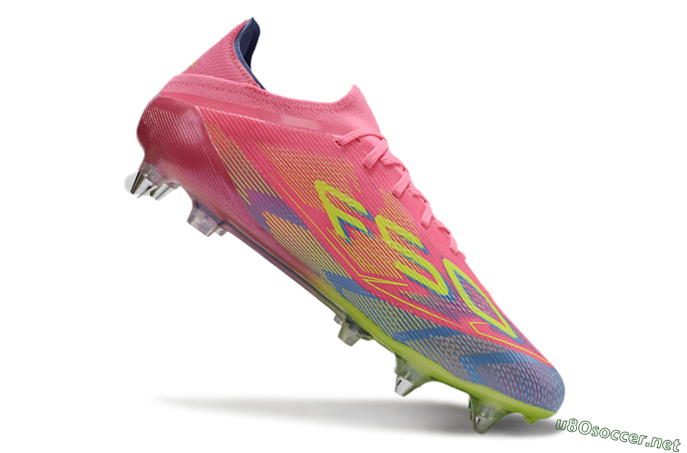 Men's Adidas F50 Elite SG Football Boots - Red/Yellow/Blue 4