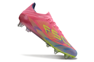 Men's Adidas F50 Elite SG Football Boots - Red/Yellow/Blue