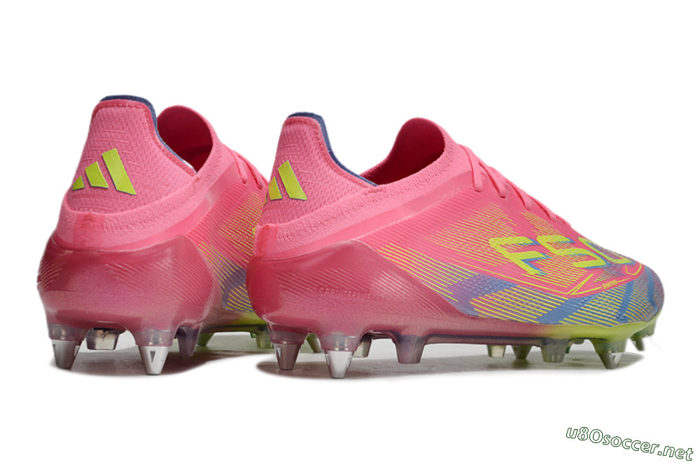 Men's Adidas F50 Elite SG Football Boots - Red/Yellow/Blue 6