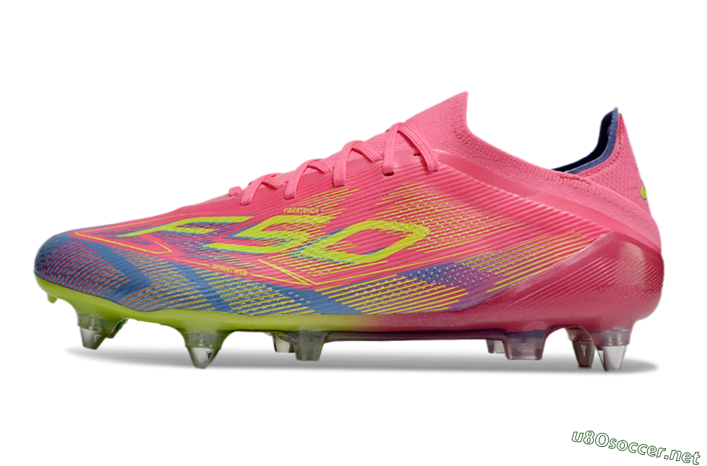 Men's Adidas F50 Elite SG Football Boots - Red/Yellow/Blue 0