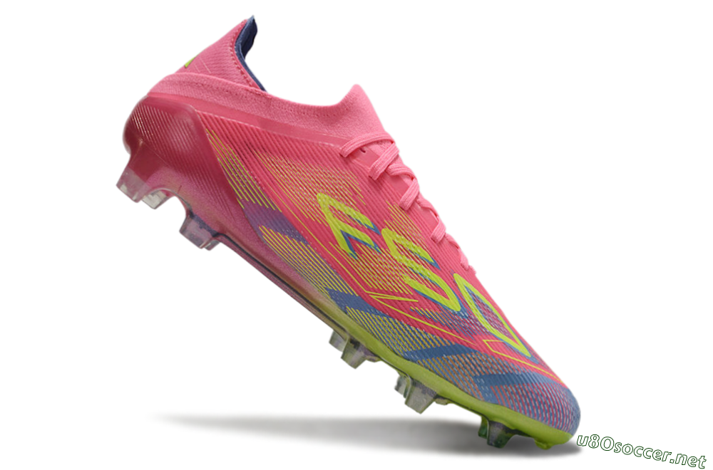 Men's Adidas F50 Elite FG Football Boots - Red/Yellow/Blue 4