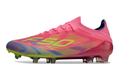 Men's Adidas F50 Elite FG Football Boots - Red/Yellow/Blue