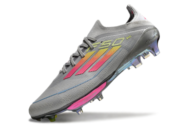 Men's Adidas F50+ Lightstrike Elite FG Football Boots - Grey/Pink/Yellow