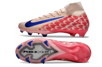 Unisex Nike Air Zoom Mercurial Superfly 10 Elite FG Football Boots - Pink/Blue/Red