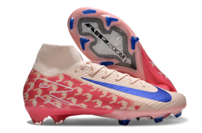 Unisex Nike Air Zoom Mercurial Superfly 10 Elite FG Football Boots - Pink/Blue/Red