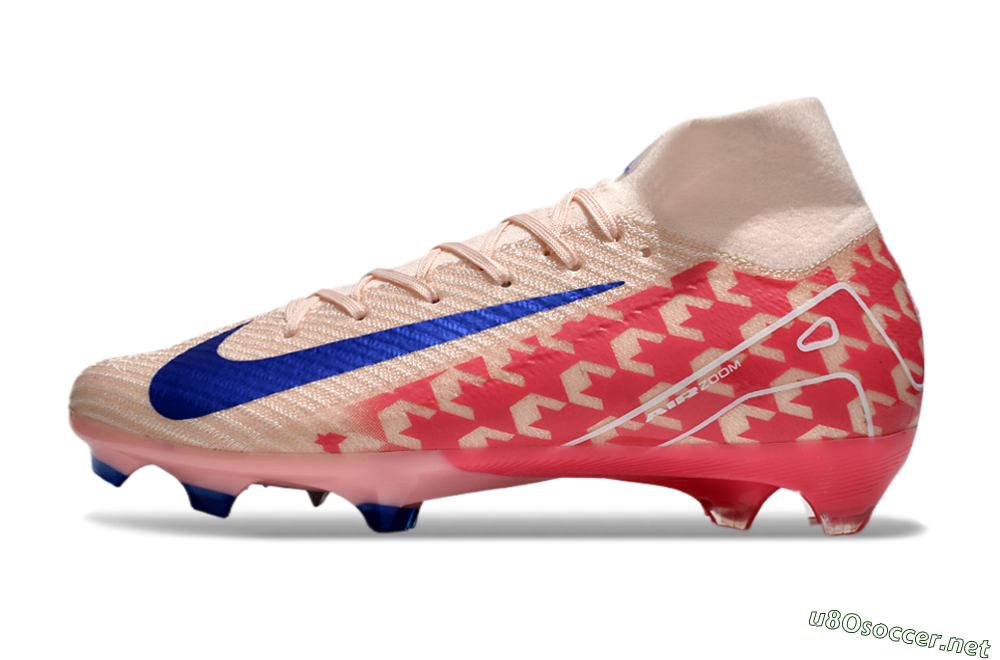 Unisex Nike Air Zoom Mercurial Superfly 10 Elite FG Football Boots - Pink/Blue/Red 0
