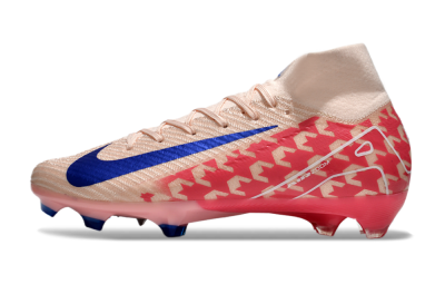 Unisex Nike Air Zoom Mercurial Superfly 10 Elite FG Football Boots - Pink/Blue/Red
