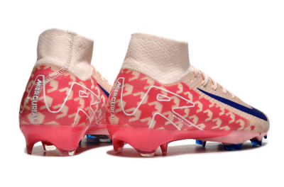 Unisex Nike Air Zoom Mercurial Superfly 10 Elite FG Football Boots - Pink/Blue/Red
