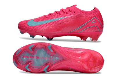 Unisex Nike Air Zoom Mercurial Vapor 16 Elite FG Football Boots - Red/Jade/White