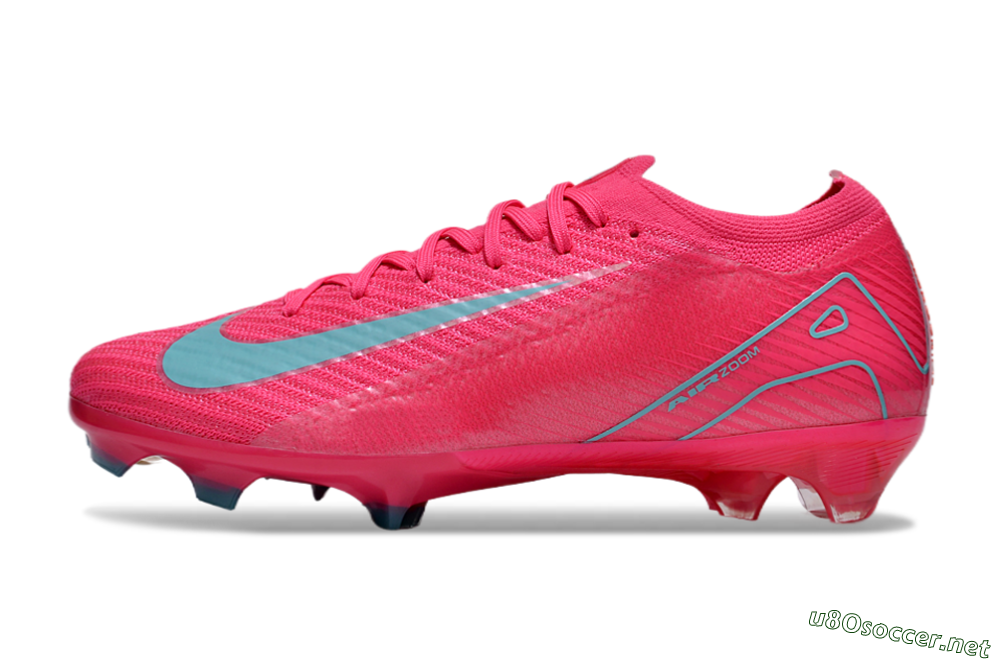 Unisex Nike Air Zoom Mercurial Vapor 16 Elite FG Football Boots - Red/Jade/White 0